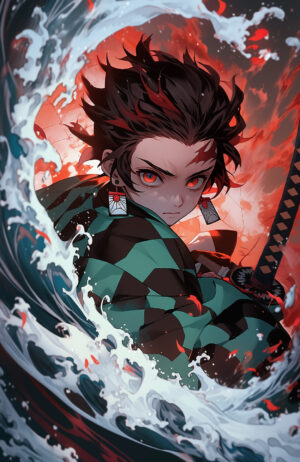 Demon Slayer - Tanjiro Water & Fire